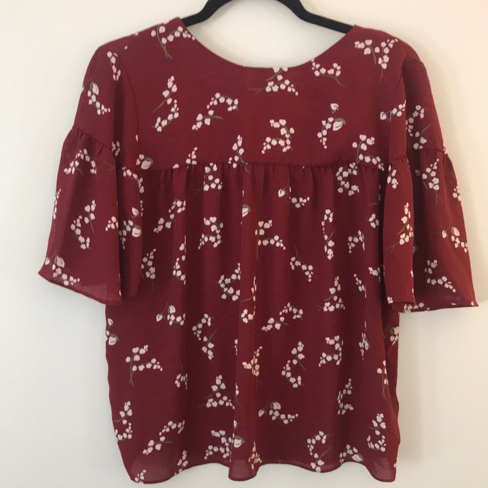 Loft Tie Back Blouse